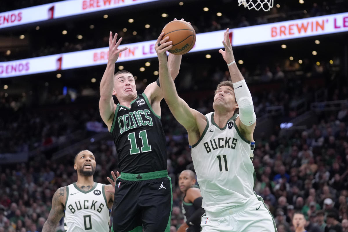 Celtics open big lead, hold on to beat Bucks without Giannis, 122-119