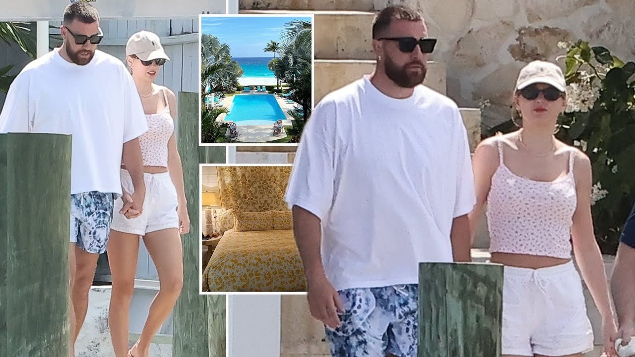 Taylor Swift & Travis Kelce: Scenic Stroll in Bahamas - YouTube