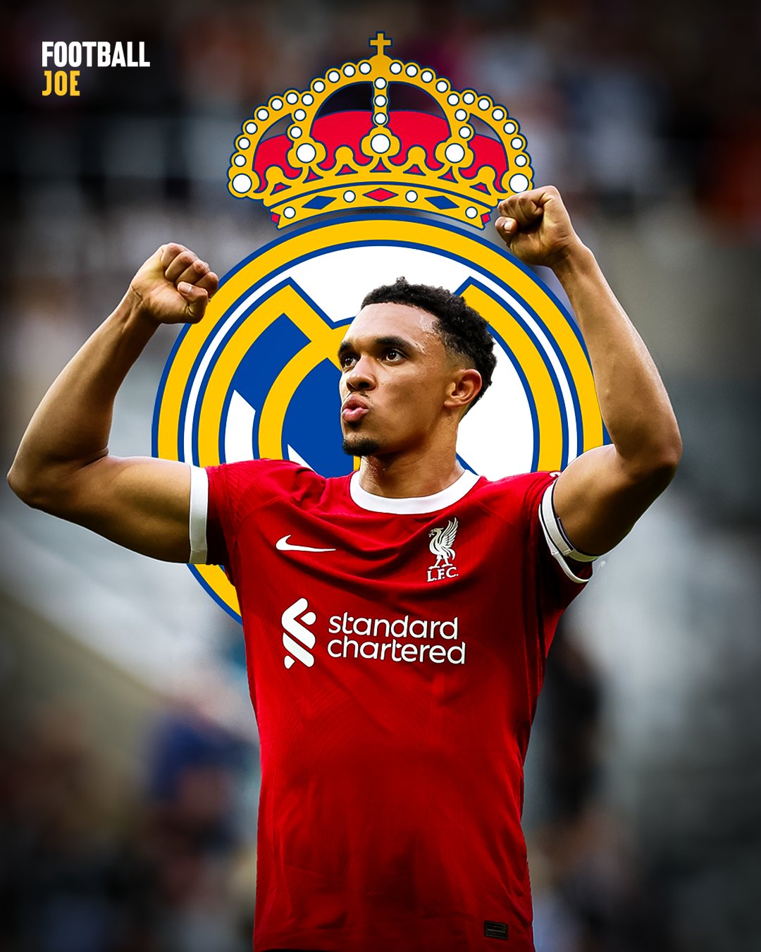 FootballJOE on X: "Real Madrid are reportedly keeping tabs on Trent  Alexander-Arnold's situation as his contract at Liverpool is set to expire  in June 2025  Imagine adding Trent to that Real