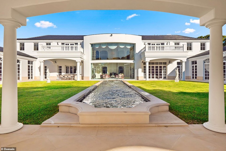 It was expected to smash the record for the most expensive home sold under the hammer in Australia however now it is being sold with an asking price of $36million