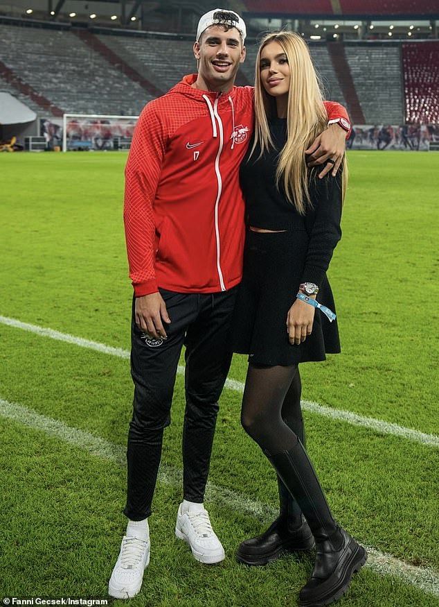 Dominik Szoboszlai's stunning girlfriend Fanni Gécsek: Former tennis player has beauty and brains | Daily Mail Online