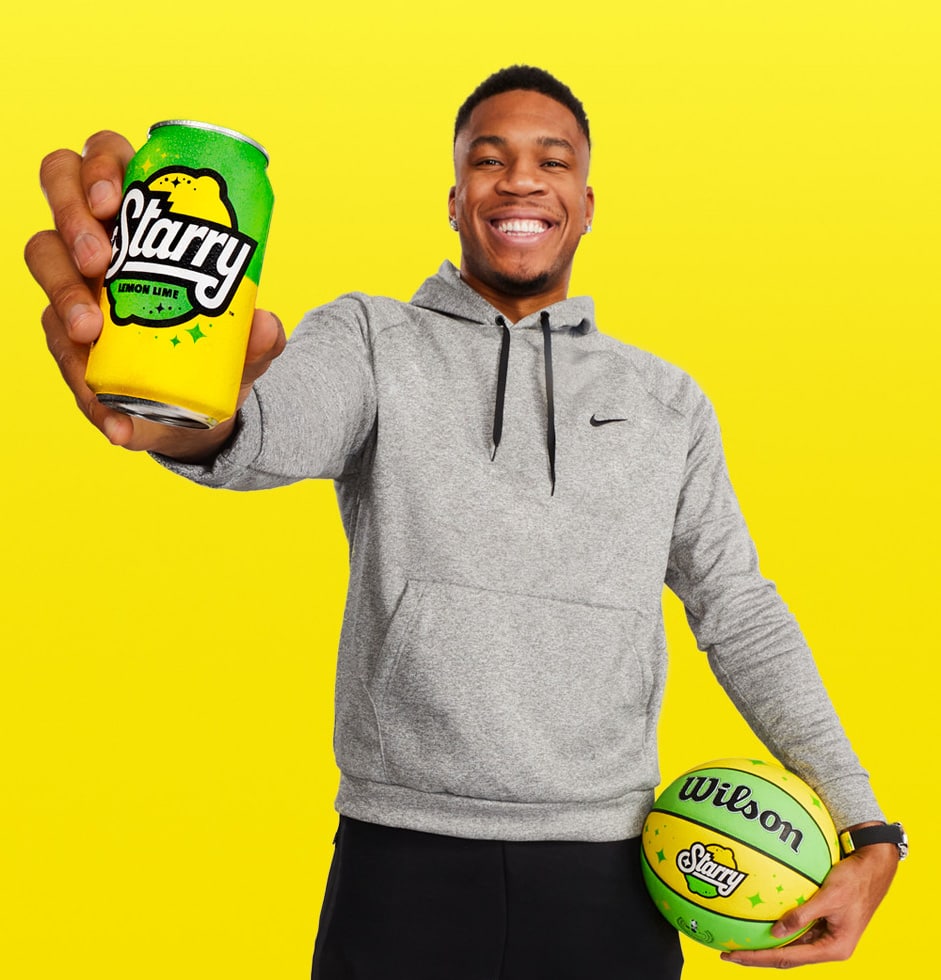 Giannis is the New Face of Starry - Boardroom