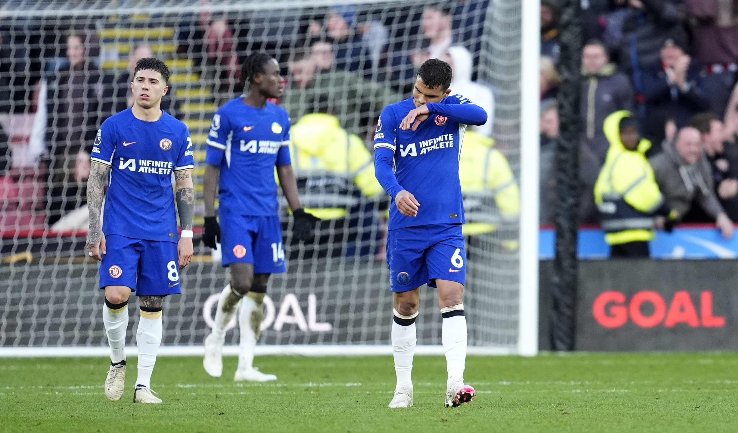 Chelsea were held to a 2-2 draw by Sheffield United at the weekend