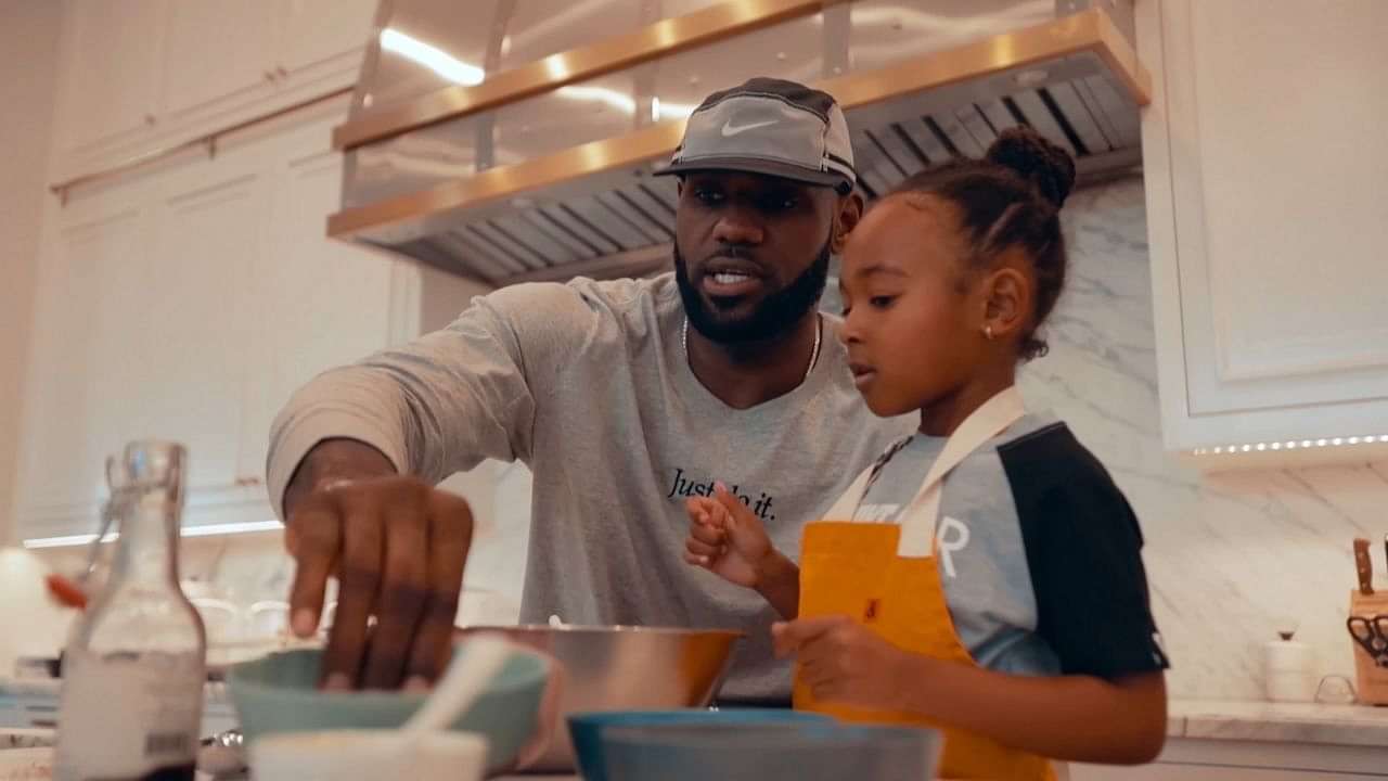 NBA King LeBron James Captivates Online Community with Heartwarming Everyday Moments with Daughter Zhuri