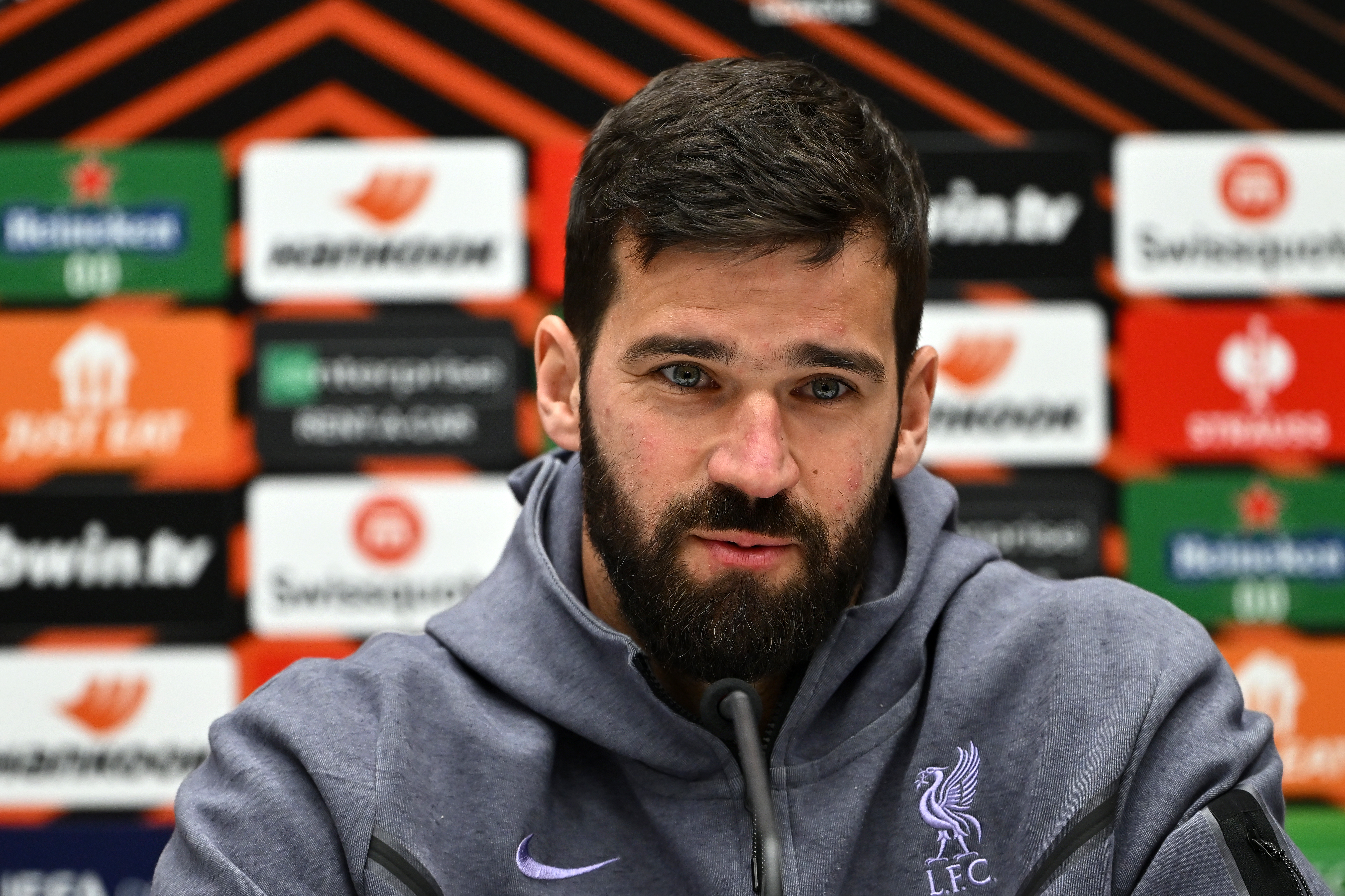 Alisson has been linked with an exit from Liverpool this summer