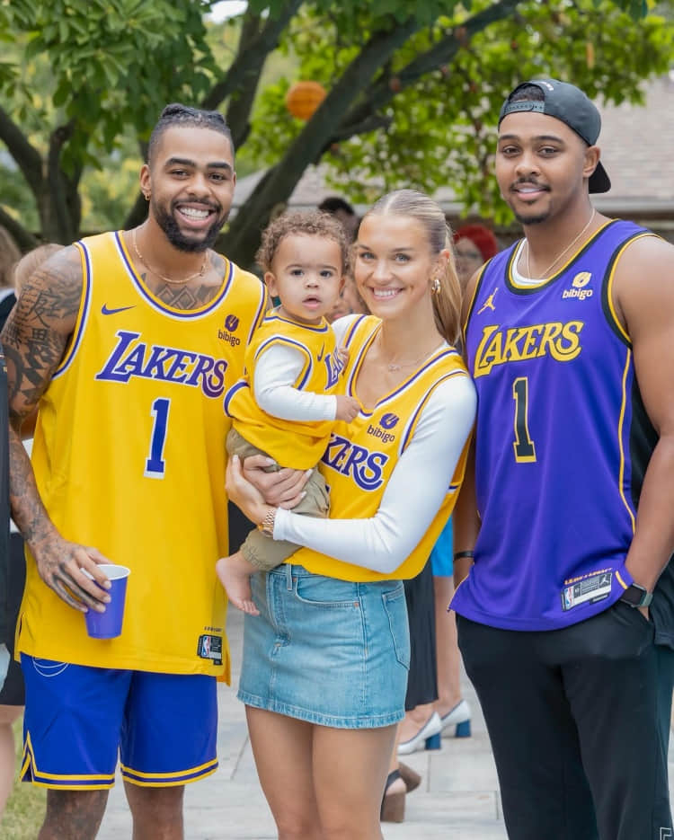 Russell shared photos from his son Riley’s 1st birthday party on IG