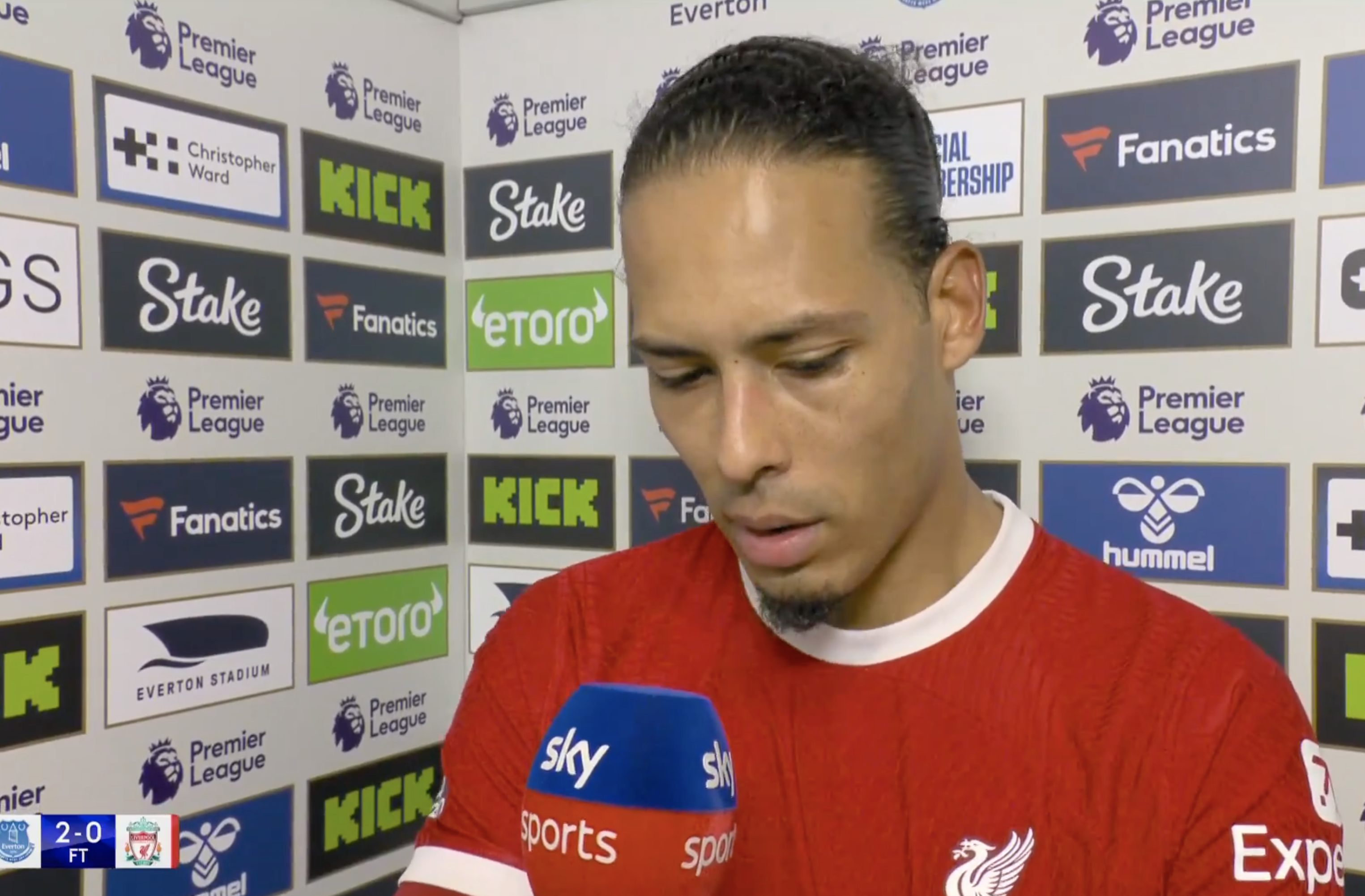 Virgil van Dijk delivers his honest verdict to Sky