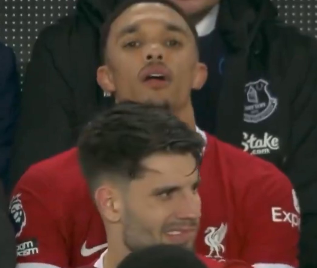 Trent Alexander-Arnold couldn't bear to watch as Liverpool lost 2-0 at Everton