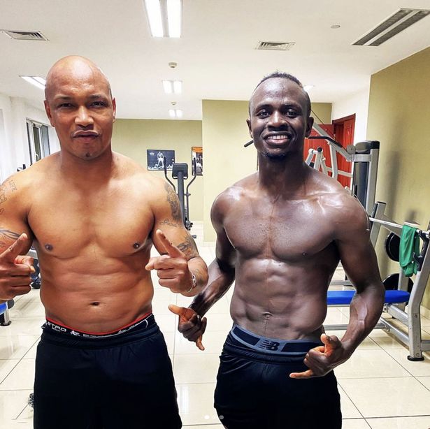 Liverpool's Sadio Mane blasted after posting shirtless gym picture with El-Hadji Diouf - Daily Star