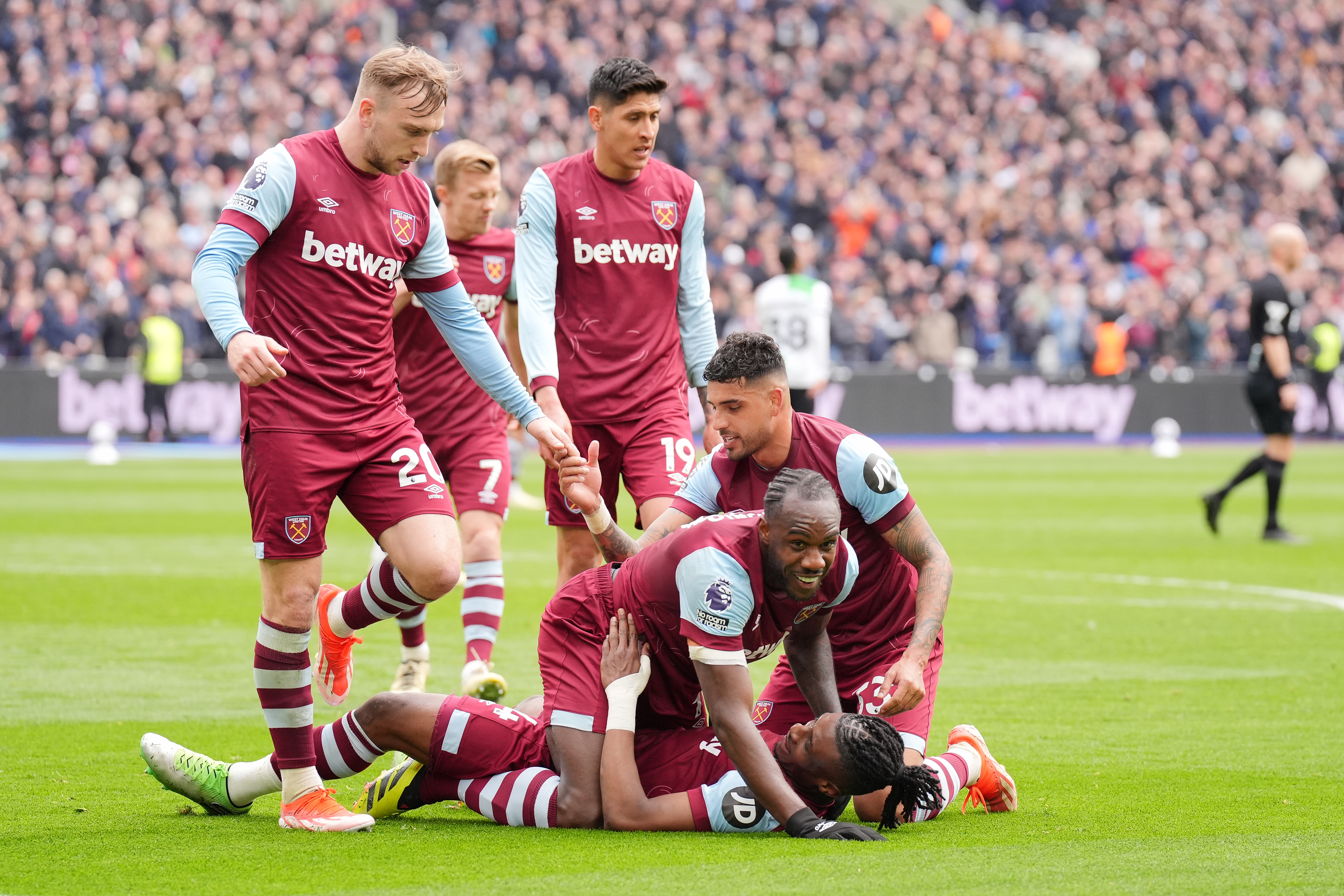 Michail Antonio grabbed a point for the Hammers