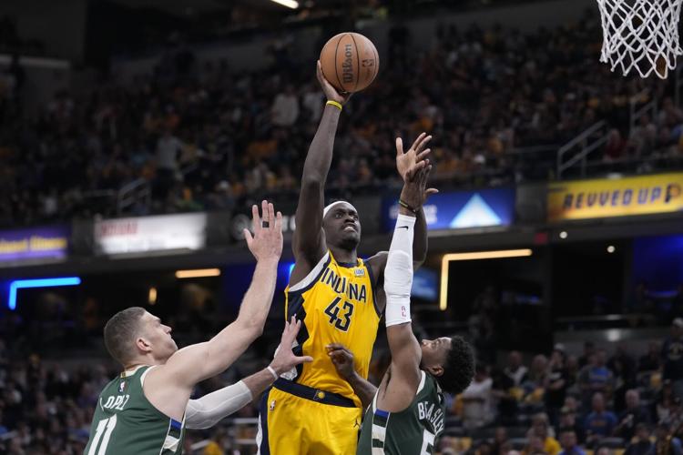 Pacers hit franchise playoff best 22 3-pointers to beat Bucks 126-113, take 3-1 lead in series | Sports | tribdem.com