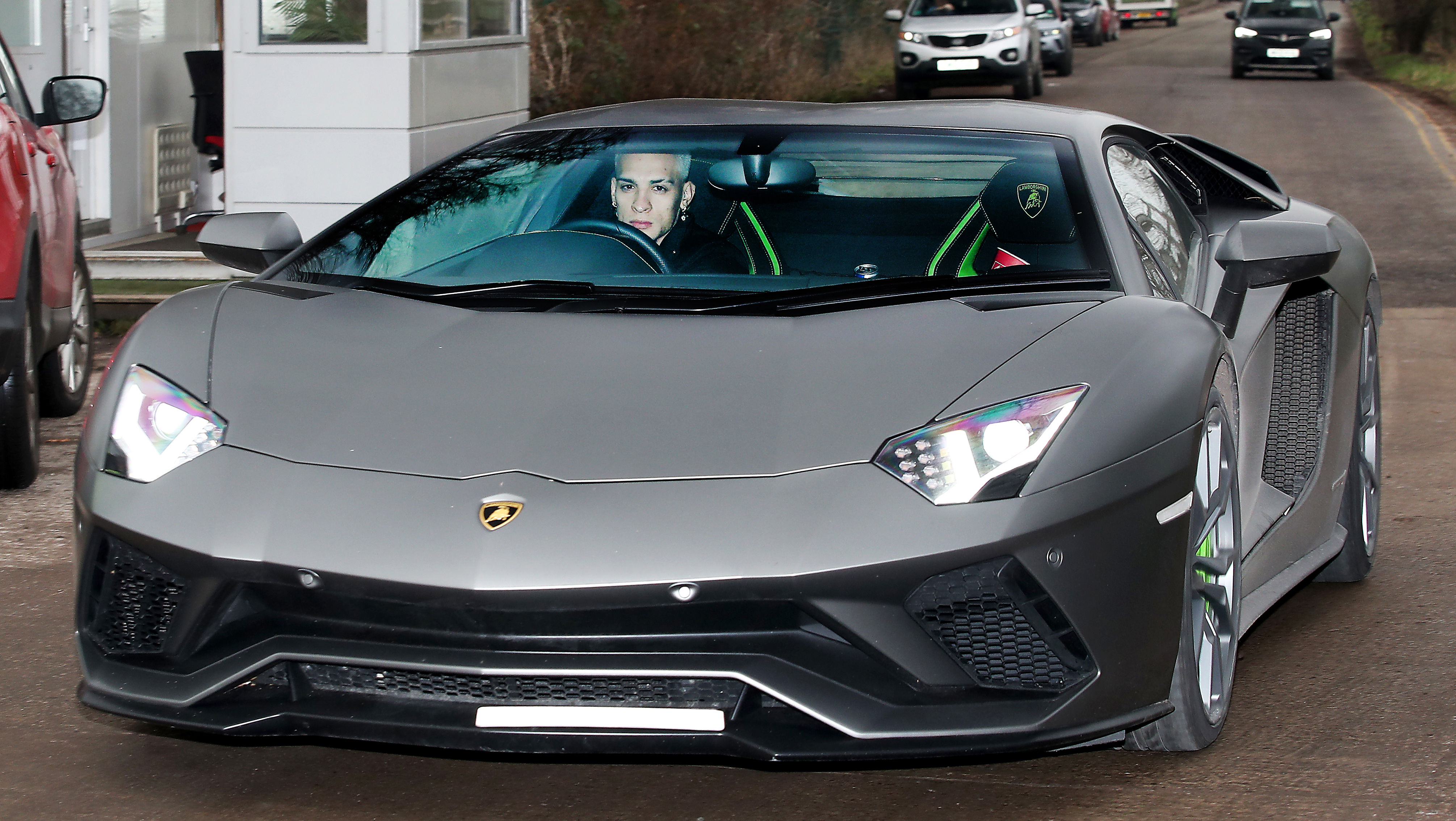 Man Utd star Antony's £337,000 Lamborghini Aventador taken away in back of  recovery truck | The Irish Sun