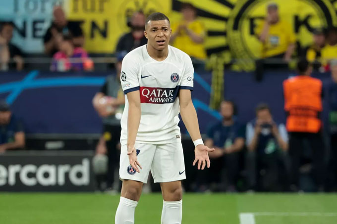 Mbappe did not play well in the match between Dortmund vs PSG