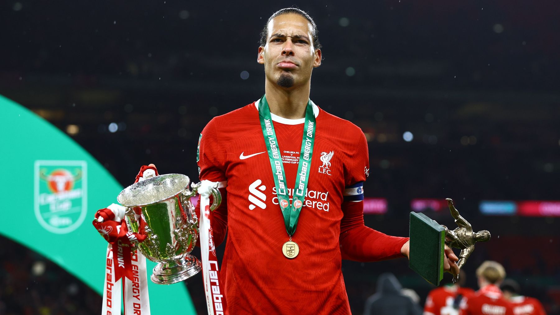 Chelsea 0-1 Liverpool: Virgil van Dijk heads extra-time winner to clinch Carabao Cup