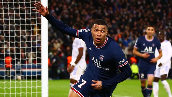 Mbappe is leading the list of "Top scorers" in both Ligue 1 and Champions League