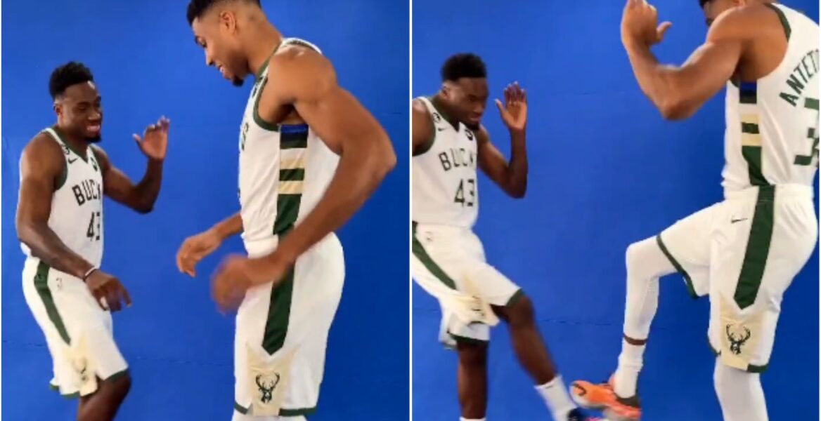 Giannis Antetokounmpo and Thanasis Antetokounmpo