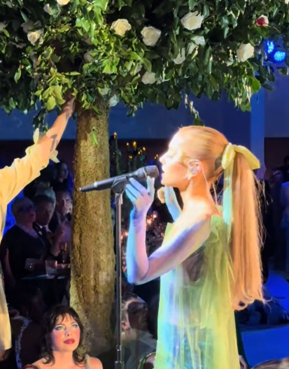 Ariana Grande shared a rare look inside her Met Gala 2024 performance