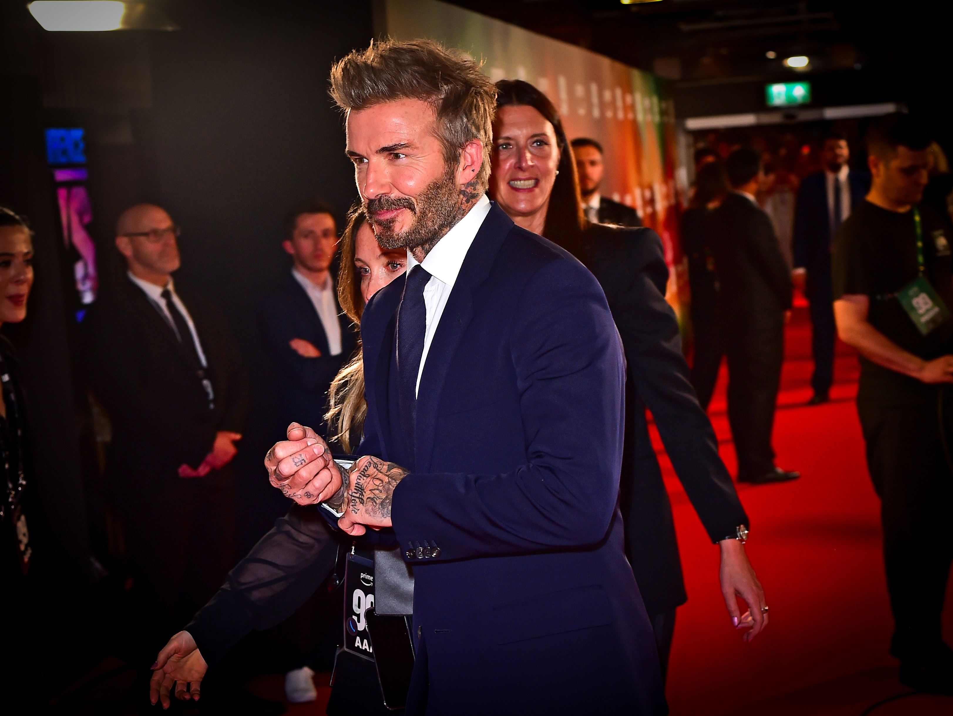 Beckham, người dành phần lớn thời gian ở Miami, đã trở lại Anh để tham dự sự kiện này