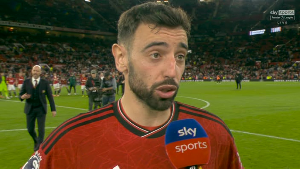 Bruno Fernandes was talking to Sky Sports about his Manchester United future