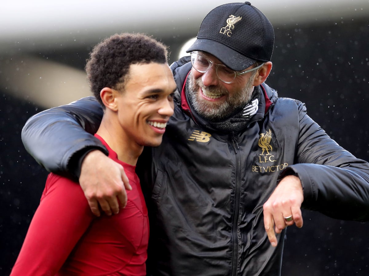 Trent Alexander-Arnold has extra burden at Liverpool, says Jürgen Klopp | Liverpool | The Guardian