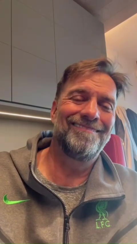 Jurgen Klopp posted an Instagram clip from inside his now former office