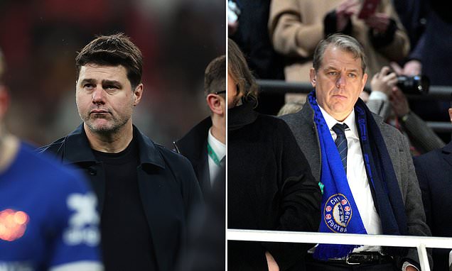 Fans suggest Mauricio Pochettino BLANKED Todd Boehly after Chelsea were beaten by Liverpool in the Carabao Cup final at Wembley | Daily Mail Online