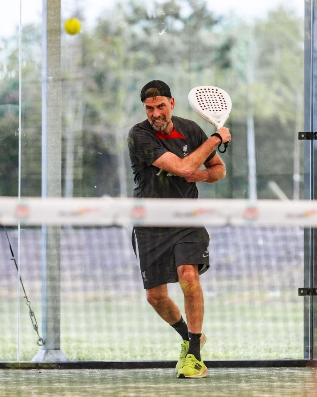 Anything Liverpool on X: "Jurgen Klopp playing for Padel   https://t.co/g4IHCYPwYF" / X