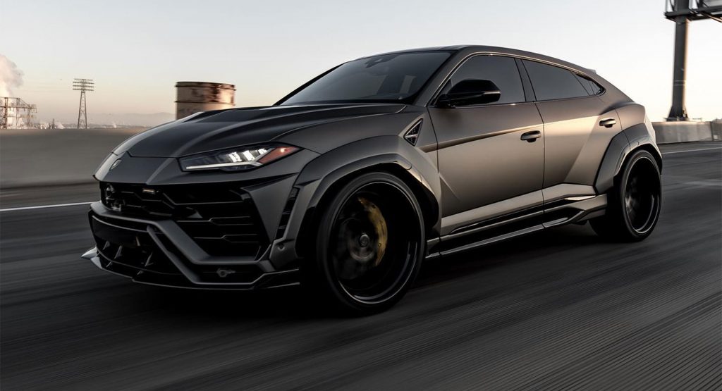 Matte Grey Widebody Lamborghini Urus Rides On Massive 24-Inch Wheels | Carscoops