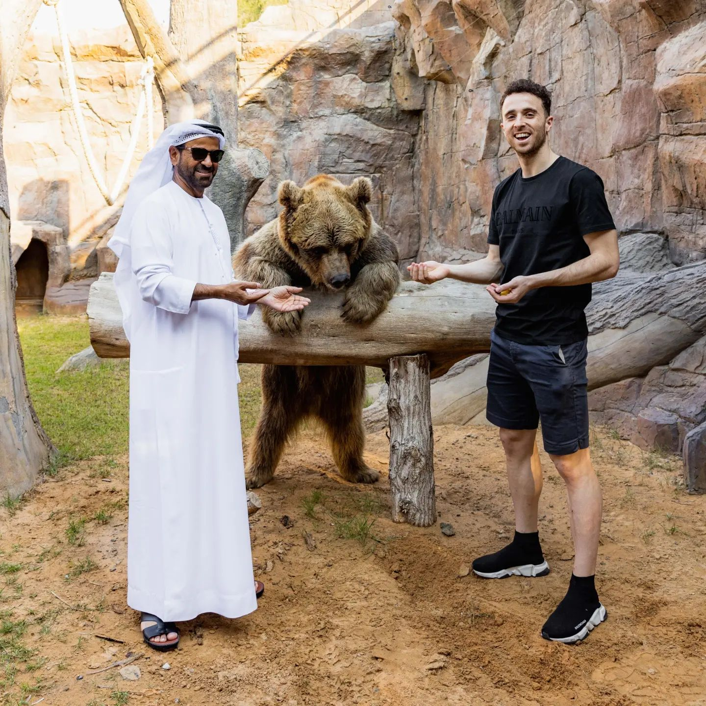 Jota visited Rashed Belhasa's exclusive zoo in Dubai, and got up-close and personal with the exotic animals
