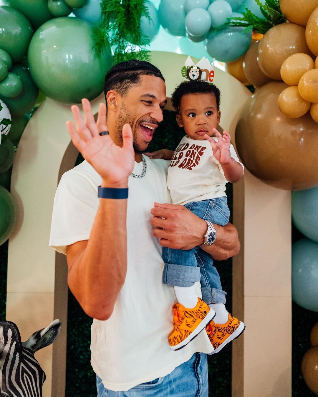 Knicks Star Josh Hart and Wife Celebrate Twins Hendrix and Haze's Birthday with Touching Moments