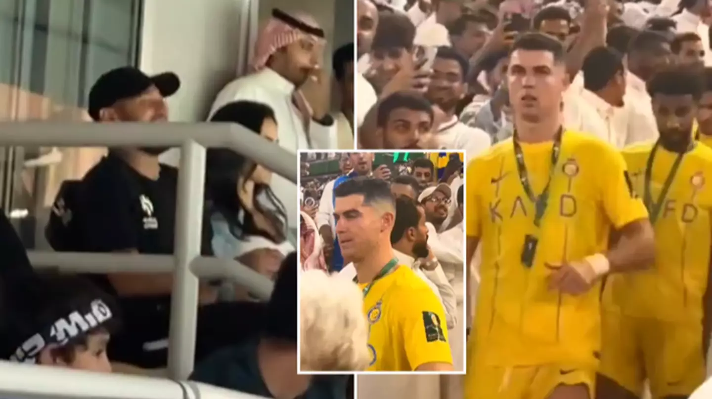 Neymar filmed ‘taunting’ Cristiano Ronaldo with Lionel Messi chant during Al Hilal win vs Al Nassr