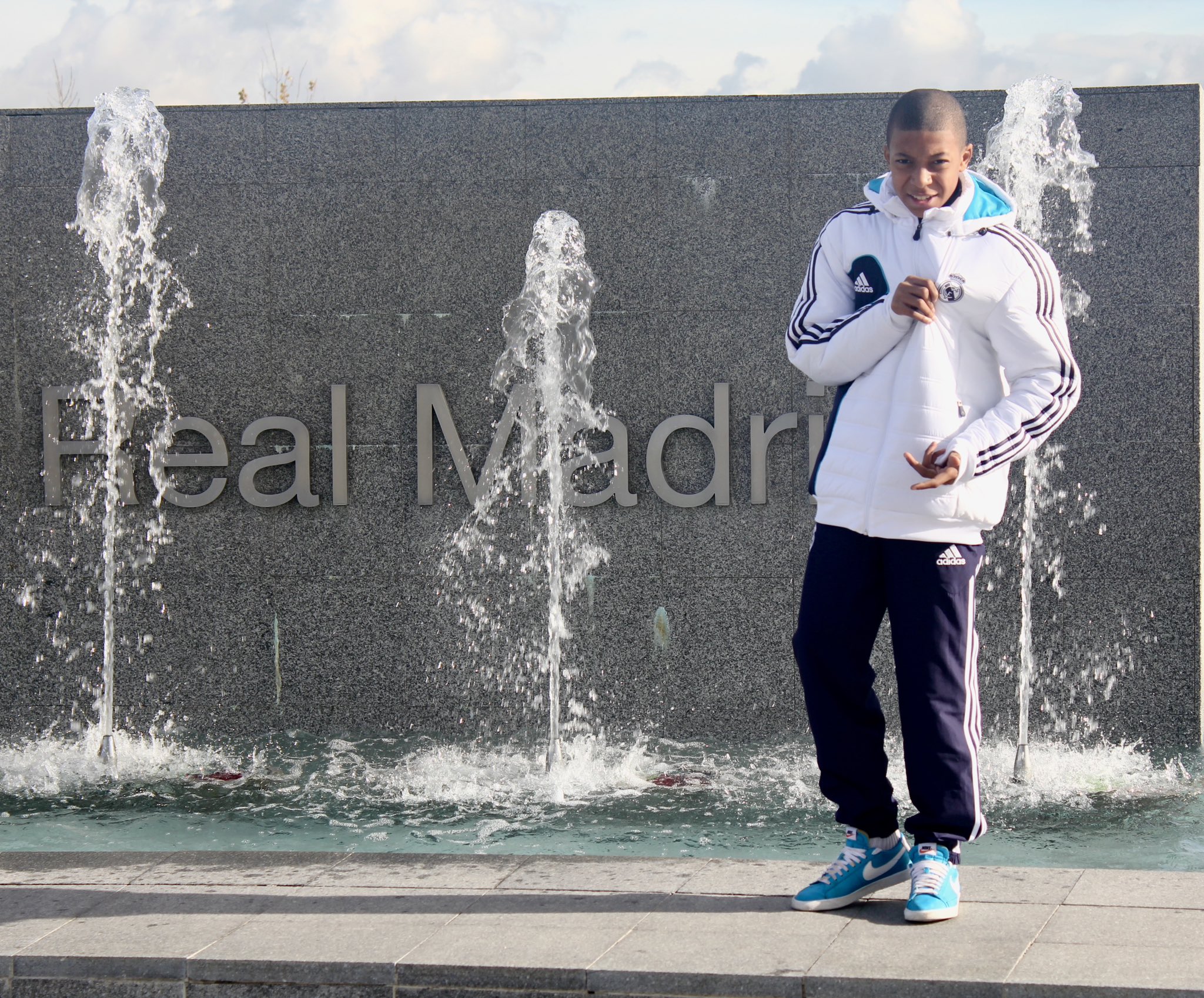 Mbappe confirmed his move to Real Madrid with a series of snaps as a child