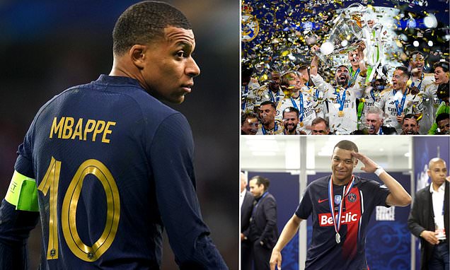 Revealed: The number that Kylian Mbappe is expected to wear at Real Madrid  next season...and the classy reason why it WON'T be his favoured number 10  | Daily Mail Online