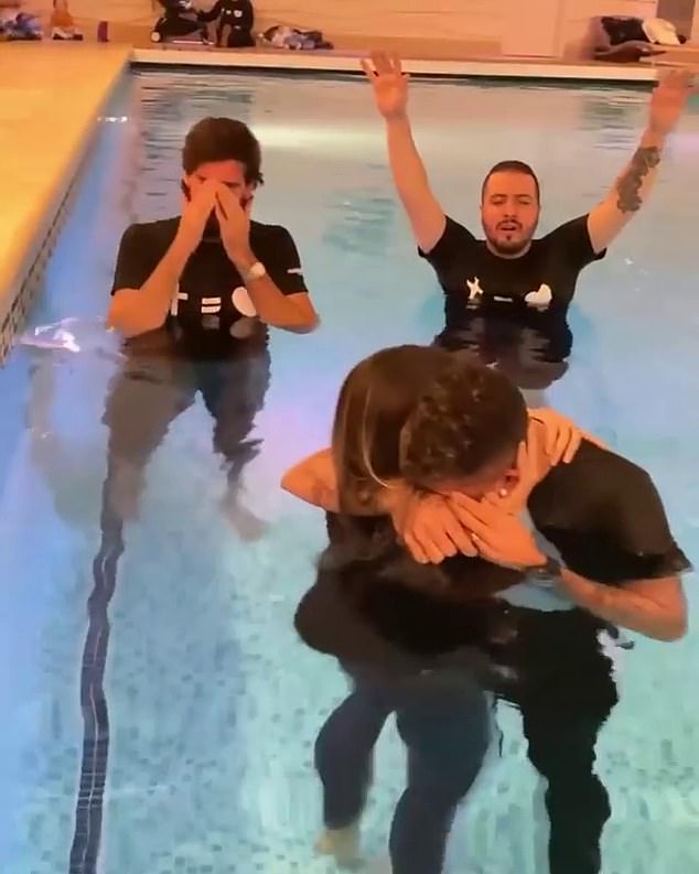 In 2020 he was baptised in his home