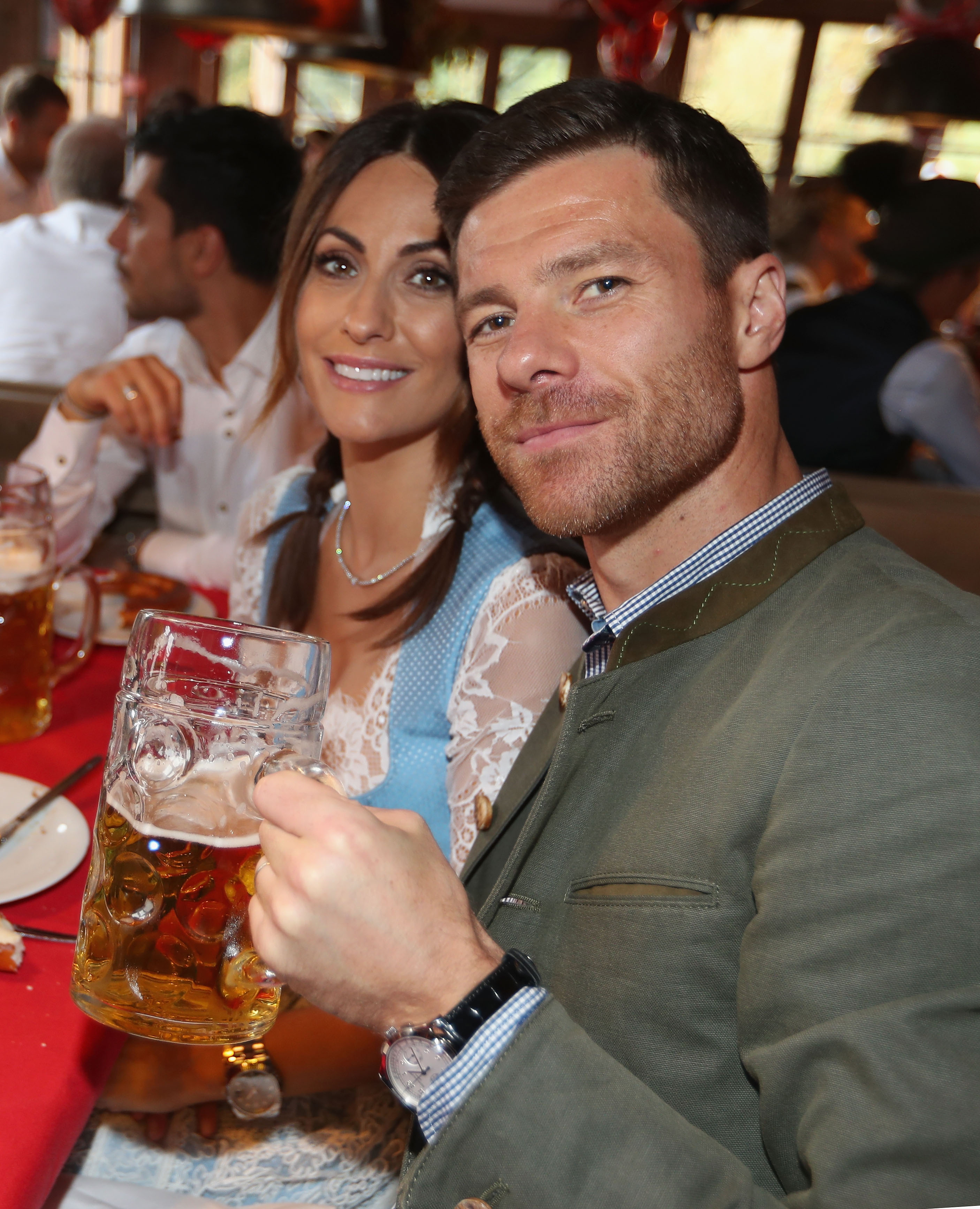 Alonso and Nagore were often sighted at Oktoberfest celebrations