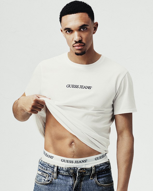GUESS JEANS and Nicolai Marciano announced Trent, 35, as the second face of the brand on Thursday, ahead of his venture to the 2024 Euros Championship