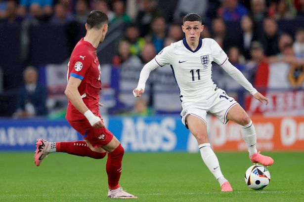 England vs Denmark line up 'leaked' with Phil Foden handed statement  opportunity - Manchester Evening News