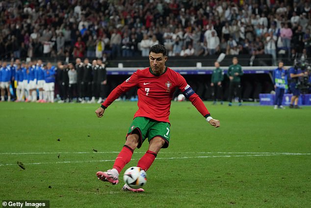 Ronaldo missed a penalty during extra time before scoring from the spot in the shootout