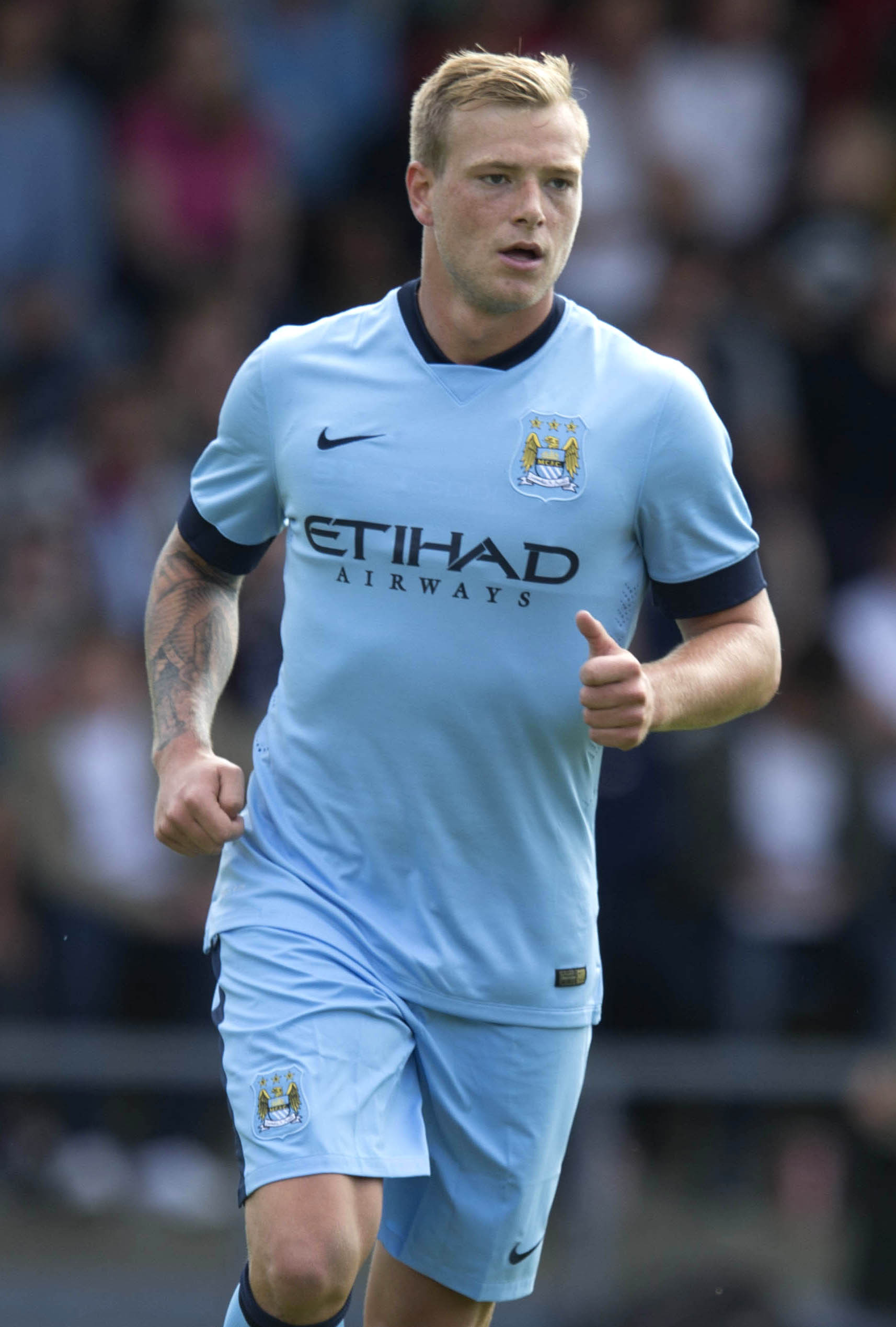 Guidetti played for Manchester City from 2010-2015