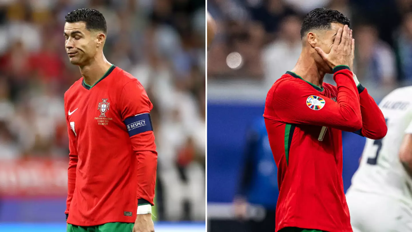 Damning Cristiano Ronaldo stat emerges during Portugal's Euro 2024 clash against Slovenia 