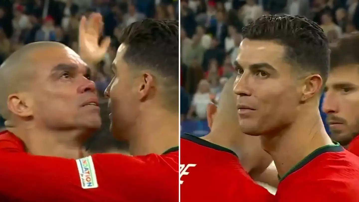 Footage of Cristiano Ronaldo holding an emotional Pepe in his arms after Portugal's Euro 2024 elimination is tough to watch