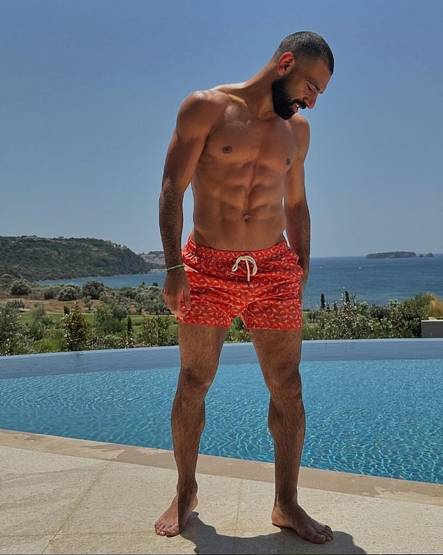 Salah has been enjoying his time off after another gruelling campaign for club and country