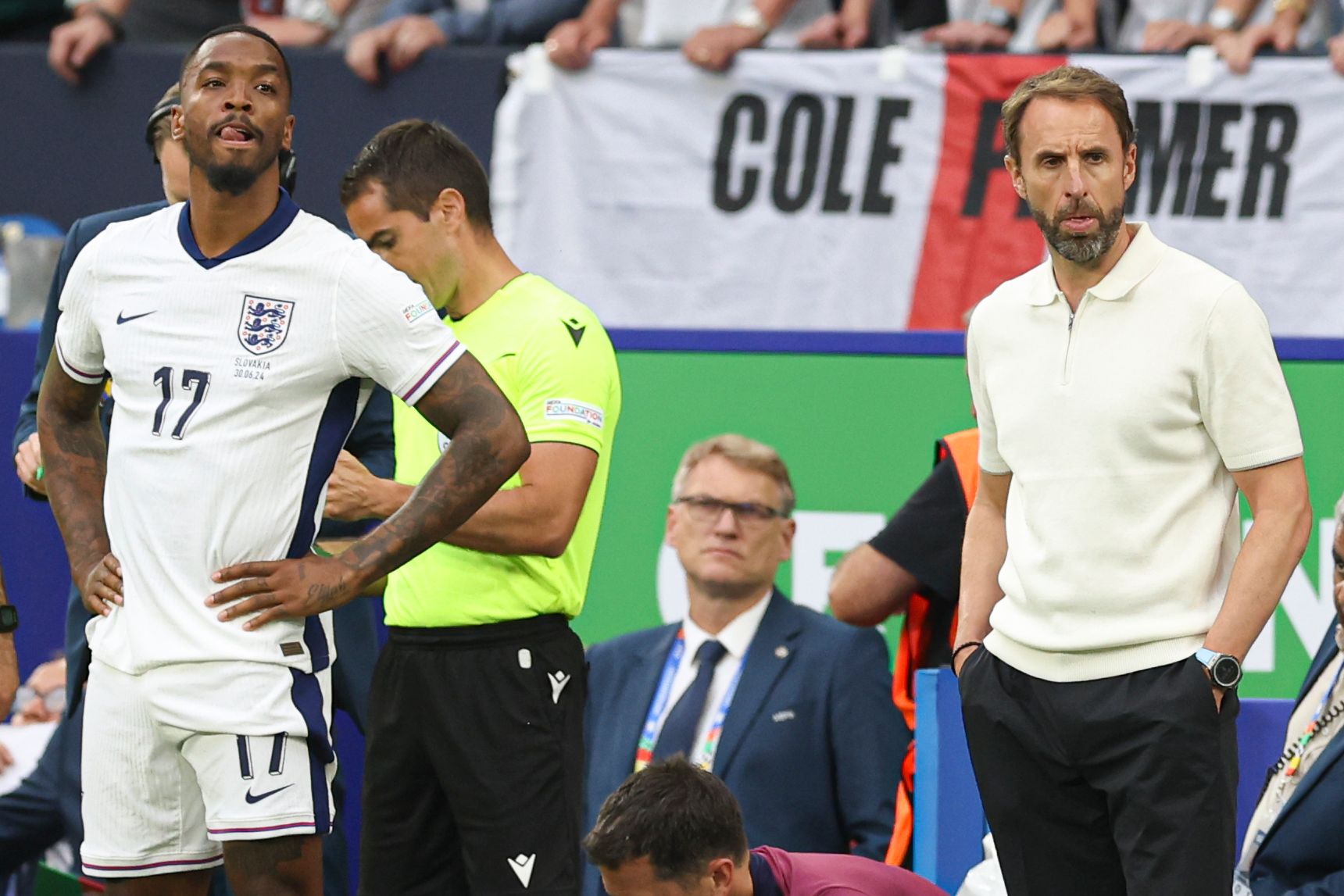 Ivan Toney set up Harry Kane's winner against Slovakia in the round of 16