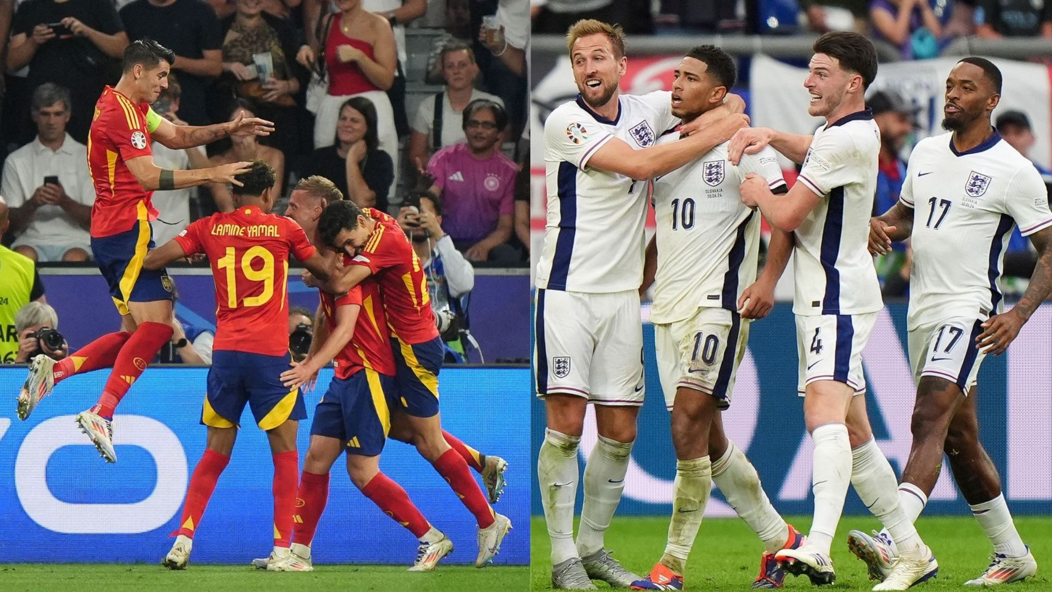 Euro 2024 final: England v Spain in numbers - BBC News