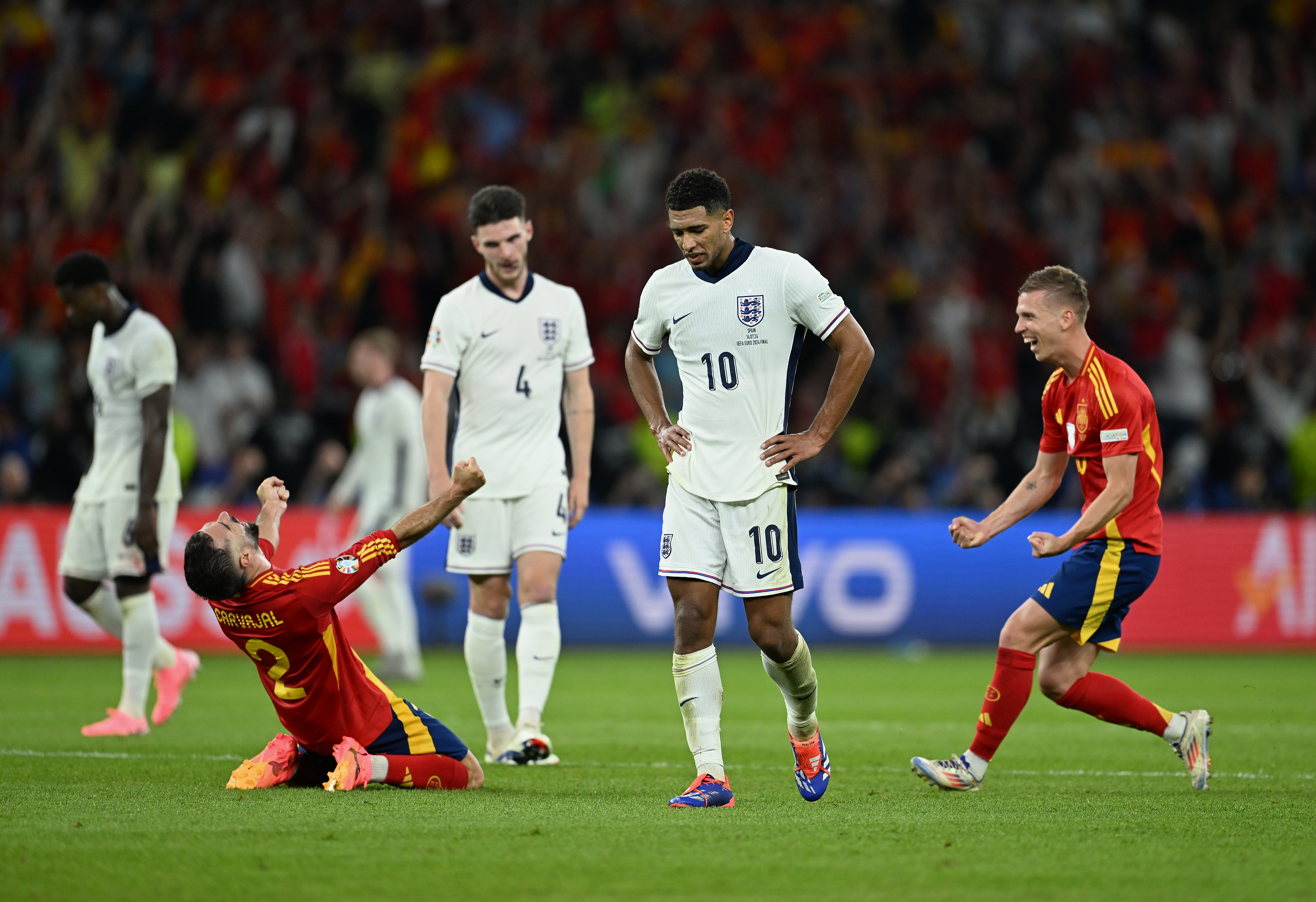 England became the first side to ever lose back-to-back Euros finals