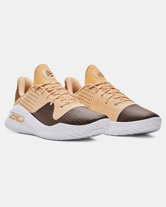 Unisex Curry 4 Low FloTro 'Curry Camp' Basketball Shoes image number 3