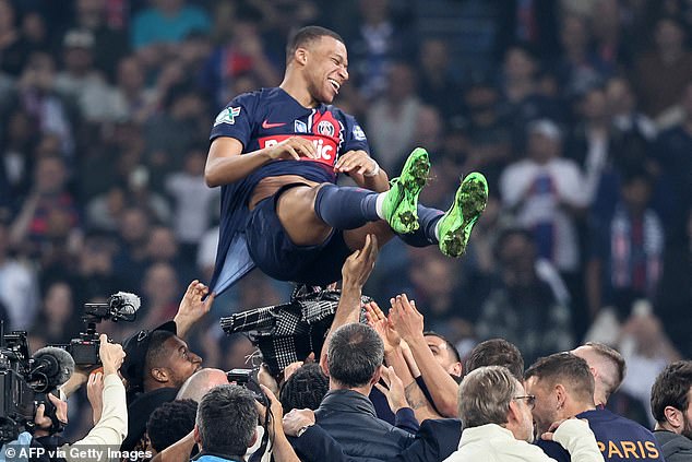 Mbappe left Paris Saint-Germain to join LaLiga giants Real Madrid ahead of next season