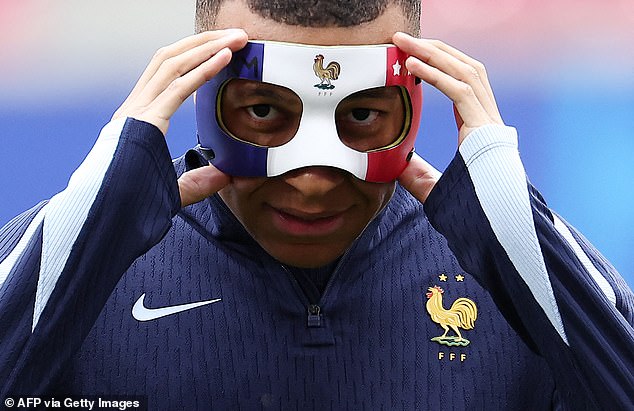 Mbappe said he ditched the protective face mask because it was 'affecting his performances'