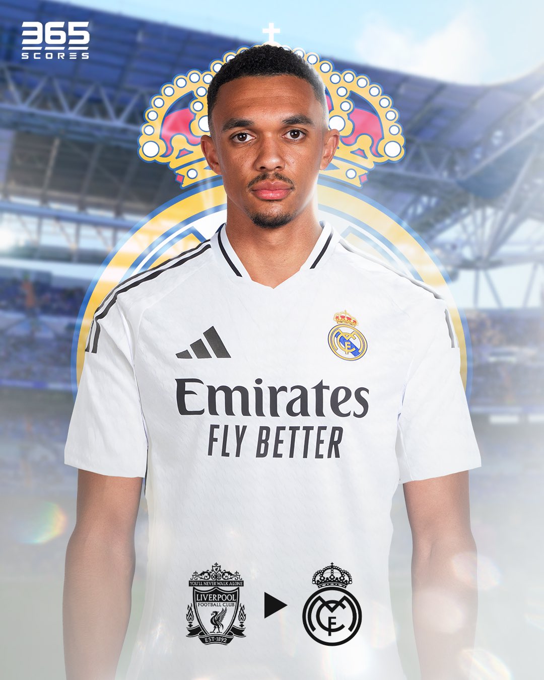 365Scores on X: "Real Madrid have shown interest in Liverpool defender,  Trent Alexander-Arnold, as his contract is ending at Liverpool Could we  see Trent following in the footsteps of Beckham and Bellingham?