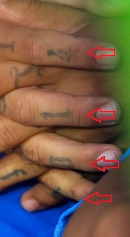 Roberto Firmino finger tattoo